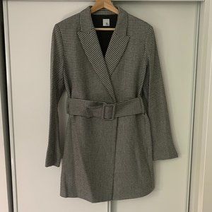Iris & Ink Houndstooth Belted Blazer